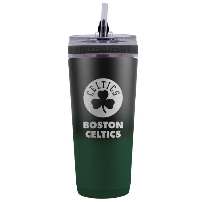 Boston Celtics 26 oz Stainless Steel Ice Shaker Bottle 1