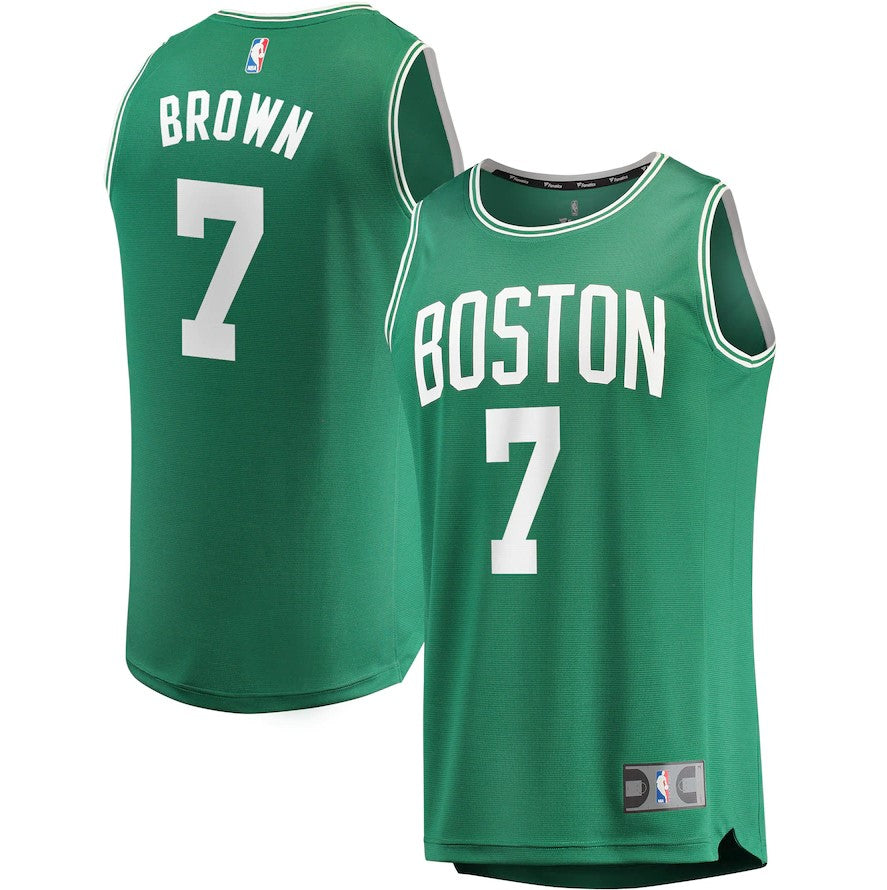 Jaylen Brown Boston Celtics Fast Break Replica Jersey Green - Icon Edition 1