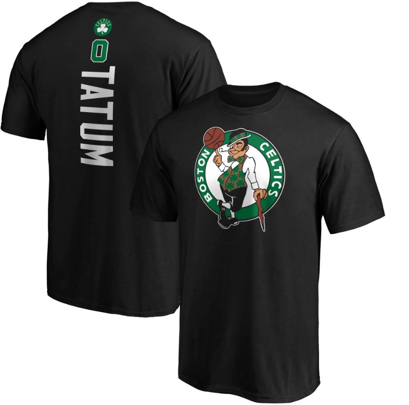 Jayson Tatum Boston Celtics Playmaker T-Shirt - Black 1