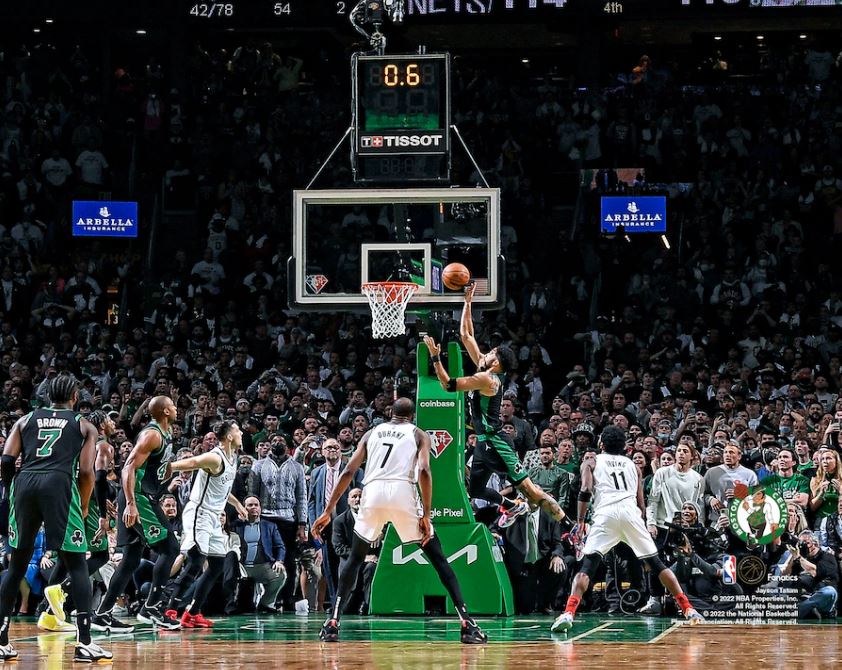 Jayson Tatum Game-Winner v. Nets Boston Celtics 8" x 10" Basketball Photo 1