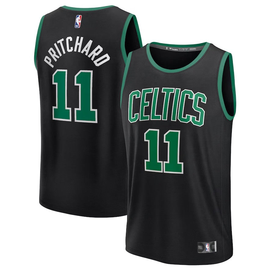 Payton Pritchard Boston Celtics Fast Break Replica Jersey - Statement Edition - Black 1