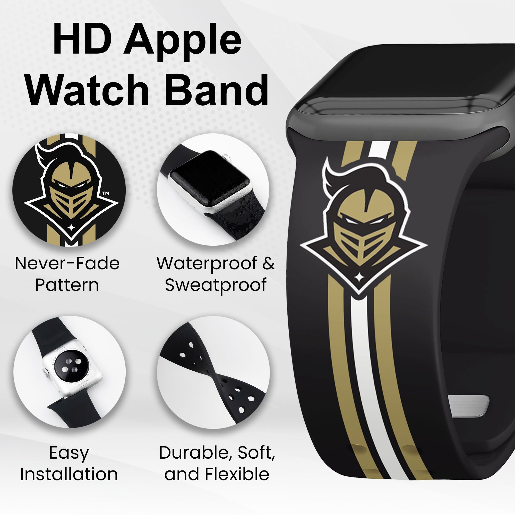 Central Florida Knights HD Apple Watch Band 3