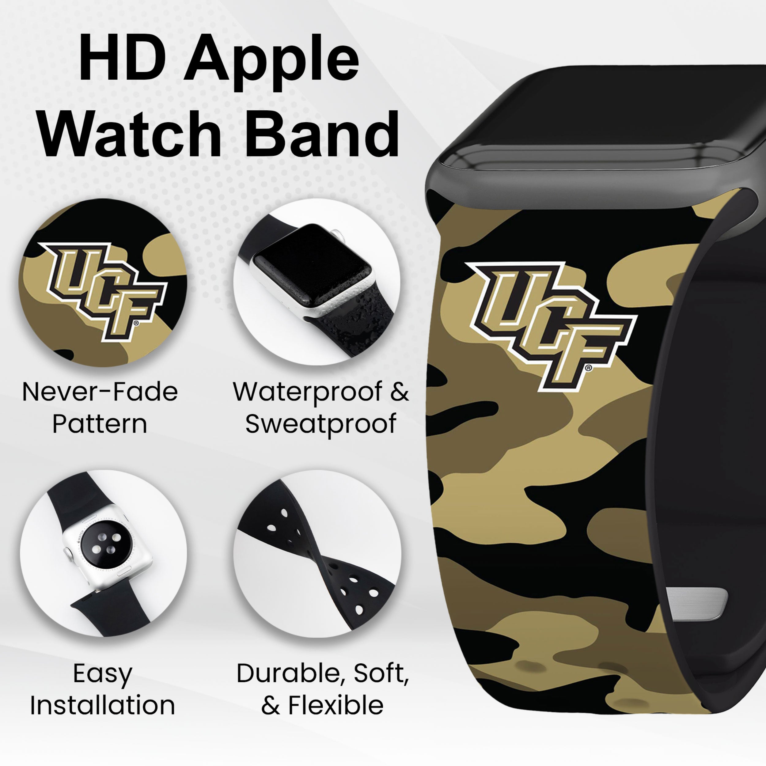 Central Florida Knights HD Apple Watch Band 28