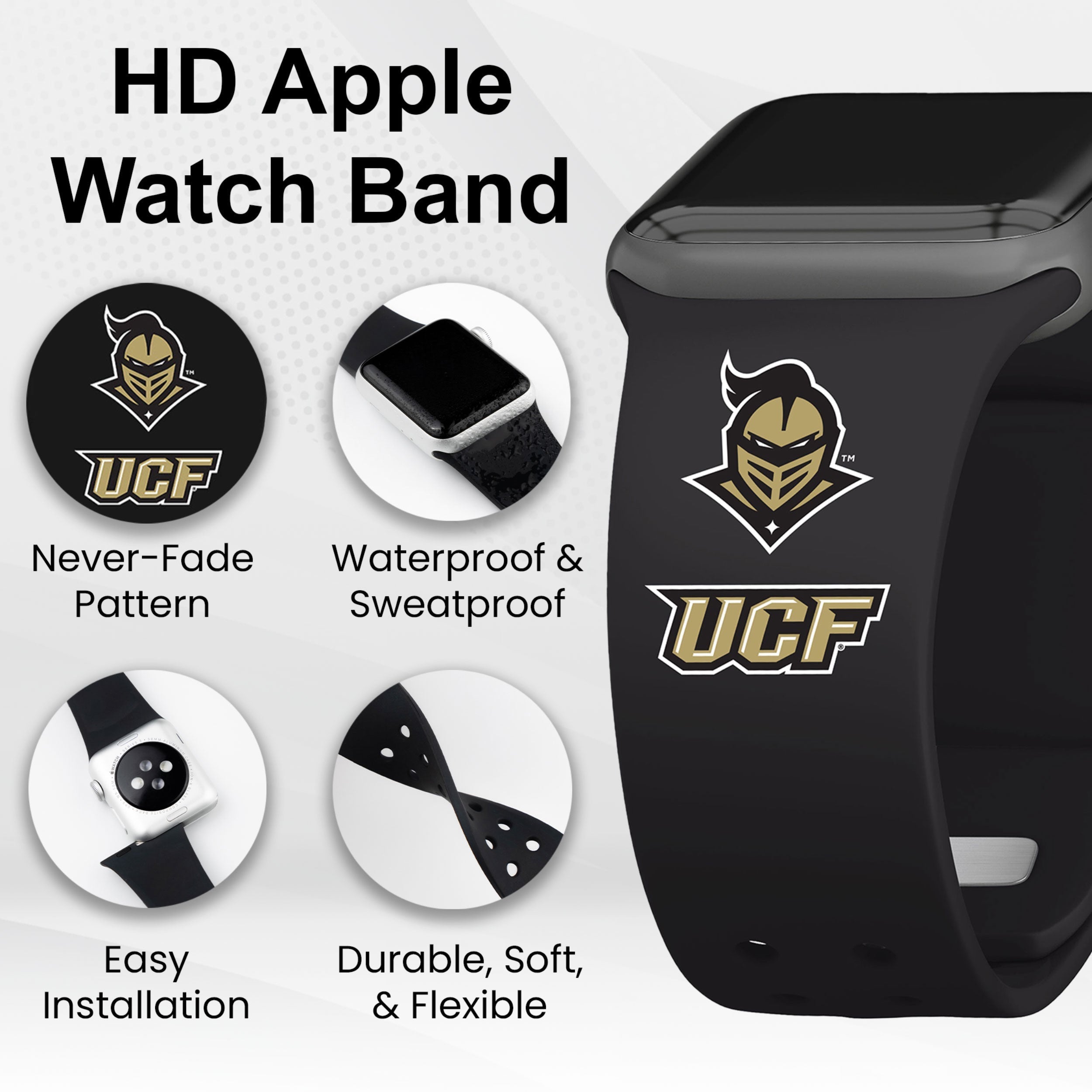 Central Florida Knights HD Apple Watch Band 20