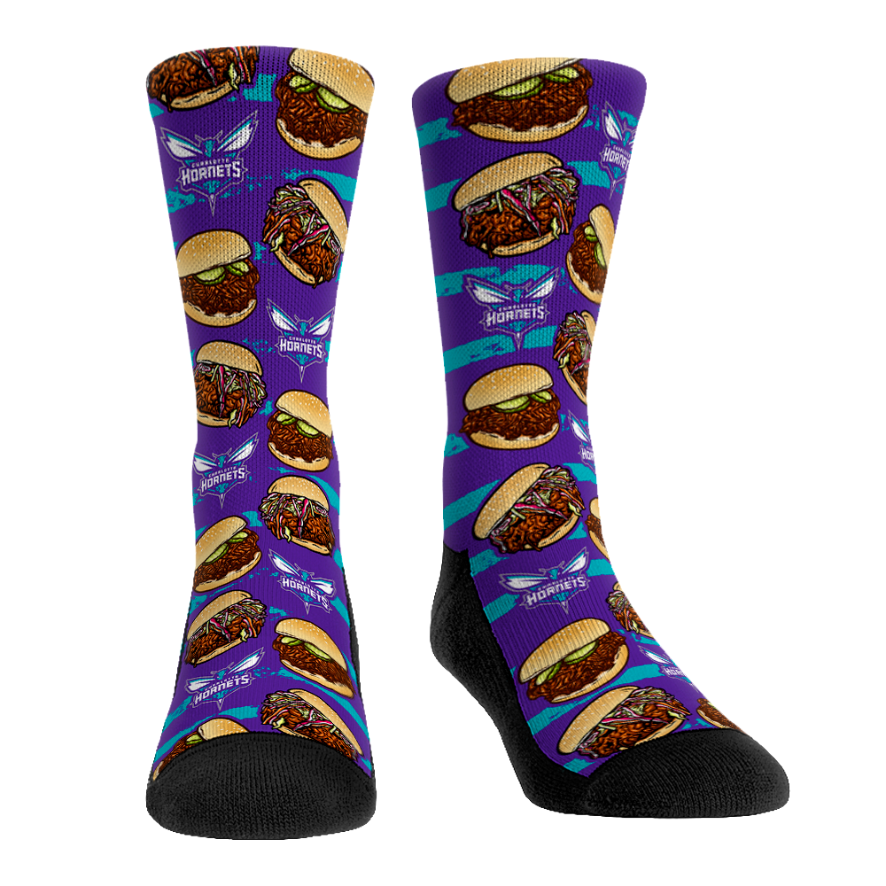 Charlotte Hornets - BBQ Pulled Pork Sandwich | Rock 'Em Socks 1