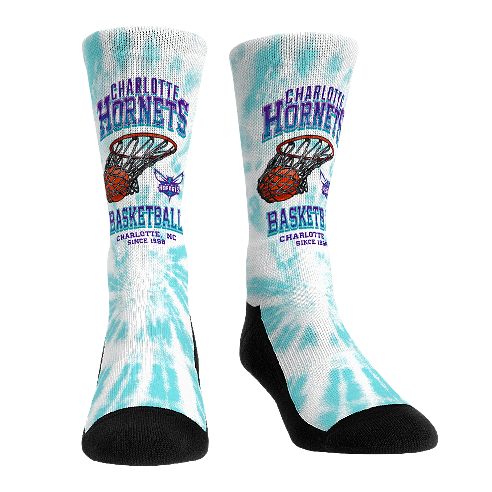 Charlotte Hornets - Vintage Hoop | Rock 'Em Socks 1