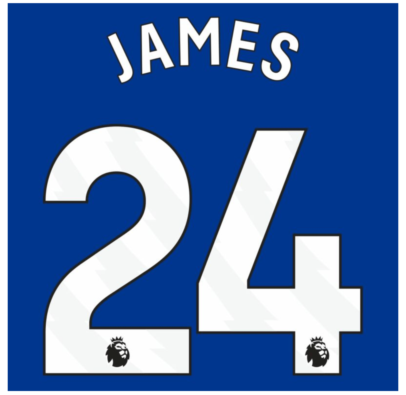Chelsea 2023-Home JAMES #24 Official Name Set 1
