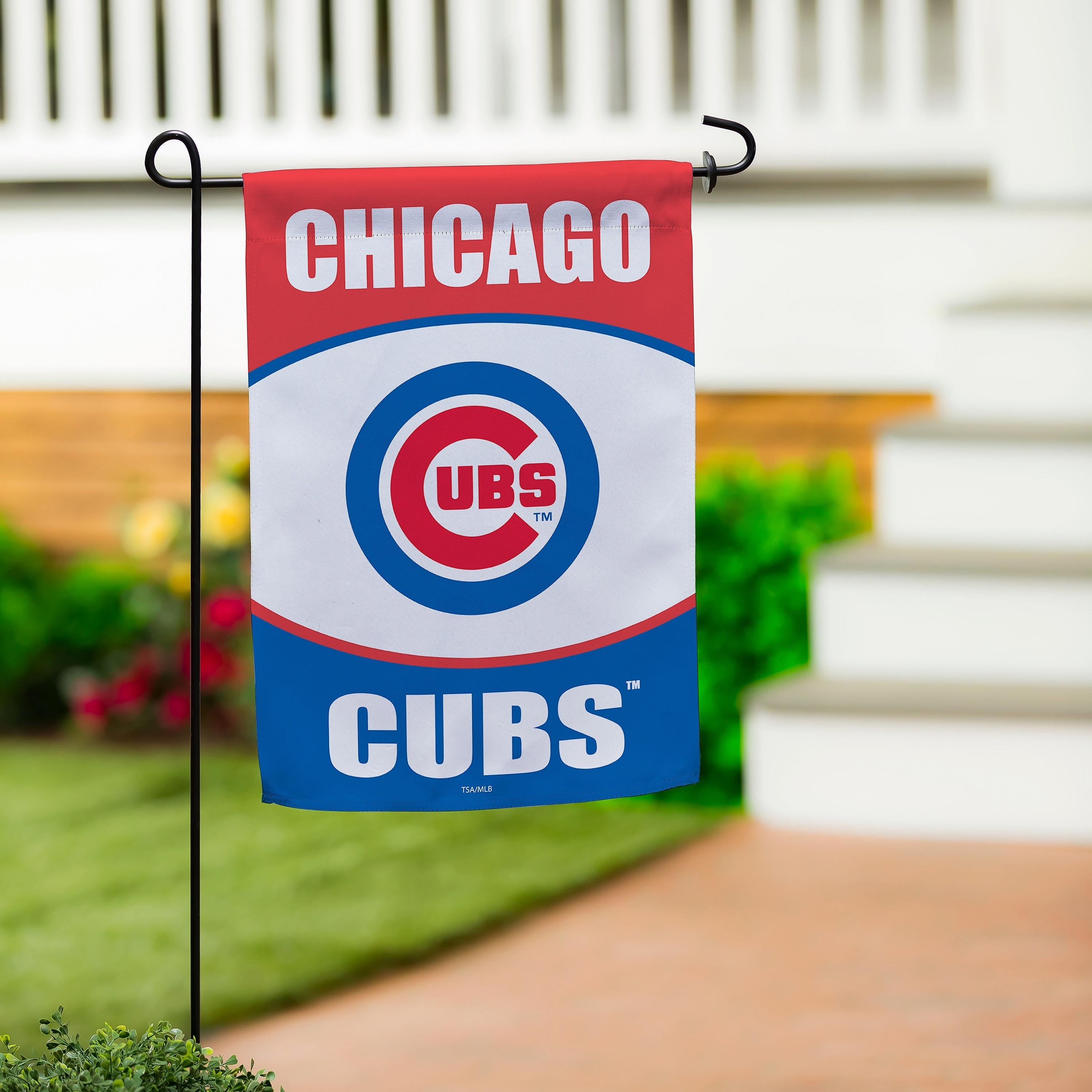 Chicago Cubs 2 Sided Garden Flag