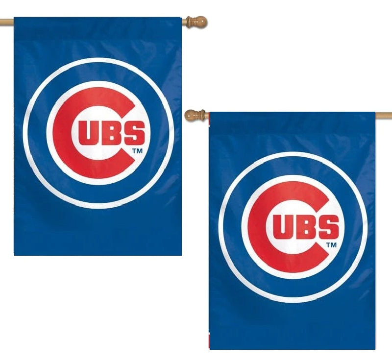 Chicago Cubs Banner 2 Sided Flag