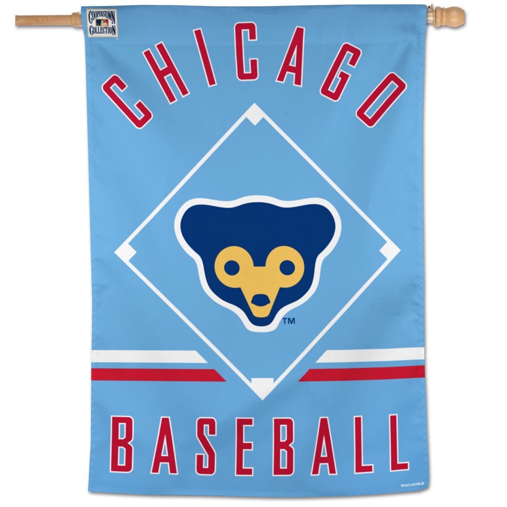 Chicago Cubs Banner Baseball House Flag 1