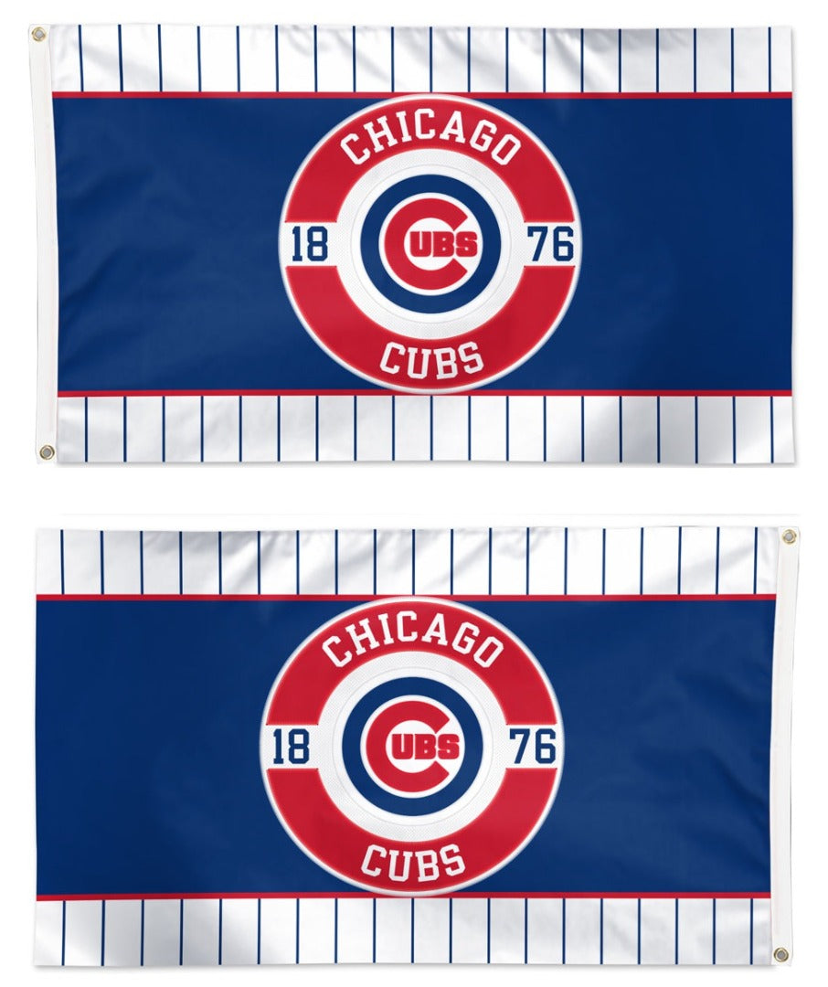 Chicago Cubs Embroidered Flag 2 Sided 3x5