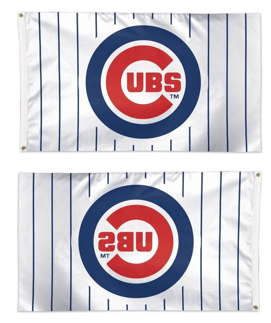 Chicago Cubs Flag 3x5 Pinstripe 1