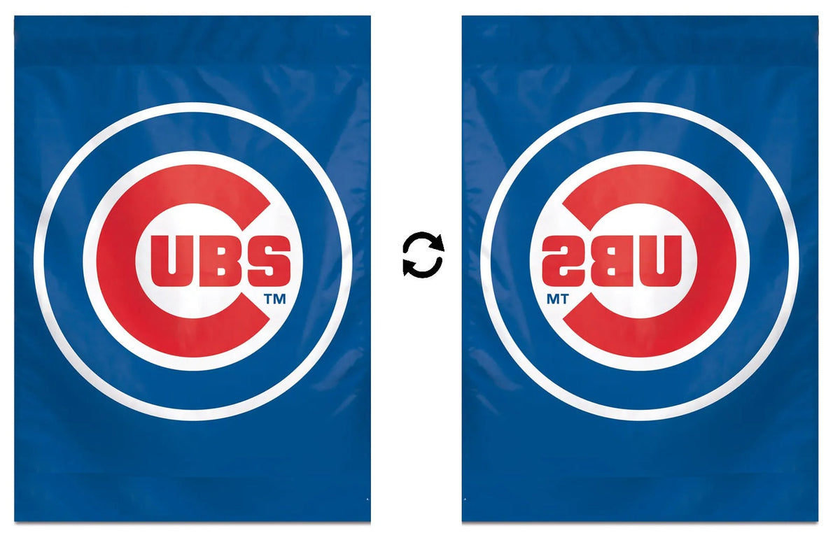 Chicago Cubs Flag Primary Logo House Banner