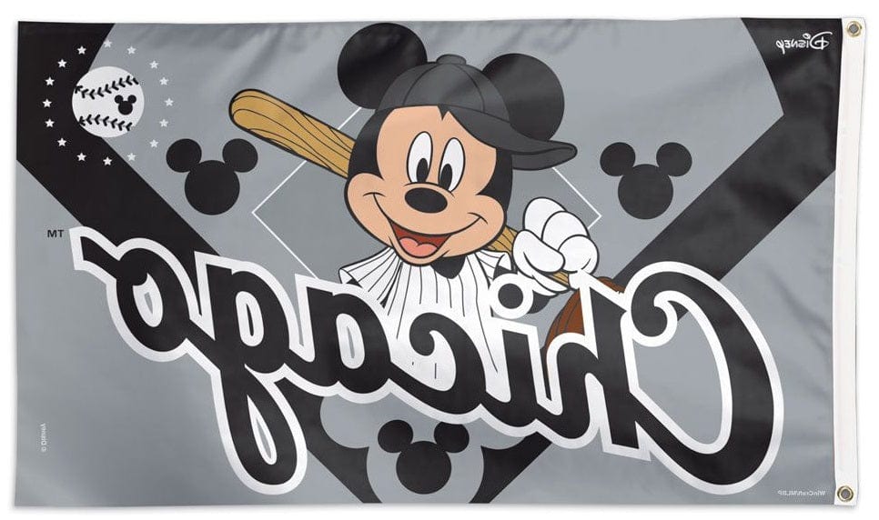 Chicago White Sox Flag 3x5 Mickey Mouse Baseball 2