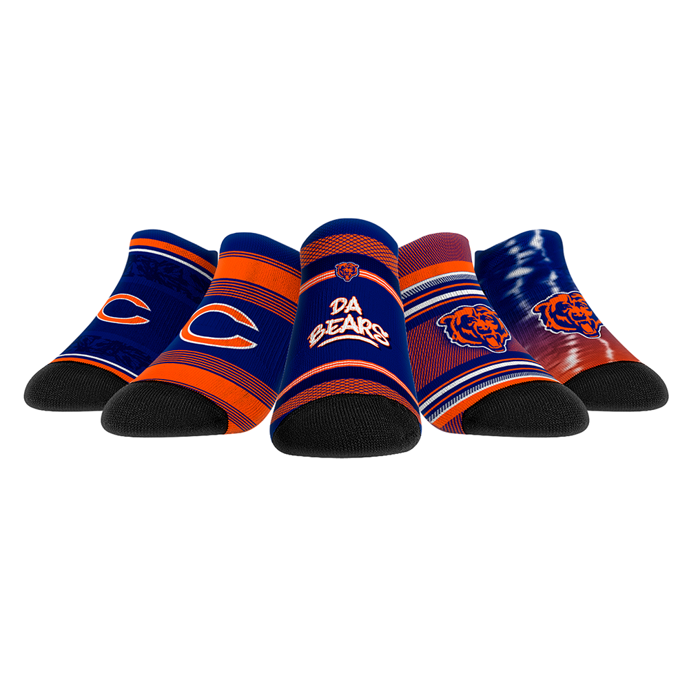 Chicago Bears - Low Cut  - Super Fan 5-Pack | Rock 'Em Socks 1