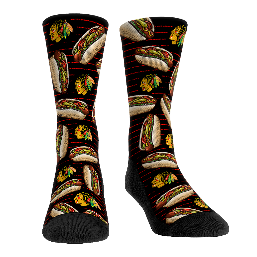 Chicago Blackhawks - Chicago Style Hot Dogs | Rock 'Em Socks