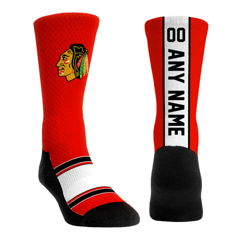 Chicago Blackhawks - Custom Jersey | Rock 'Em Socks