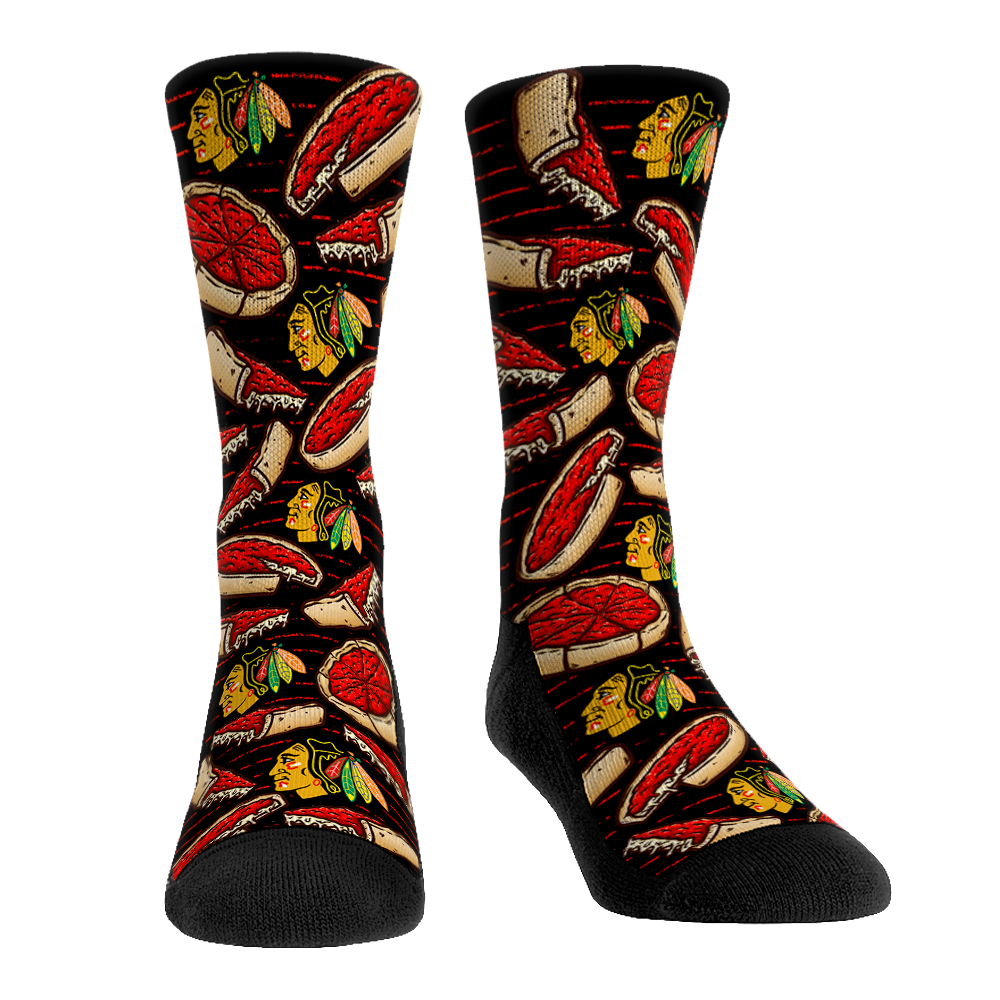 Chicago Blackhawks - Deep Dish Pizza | Rock 'Em Socks