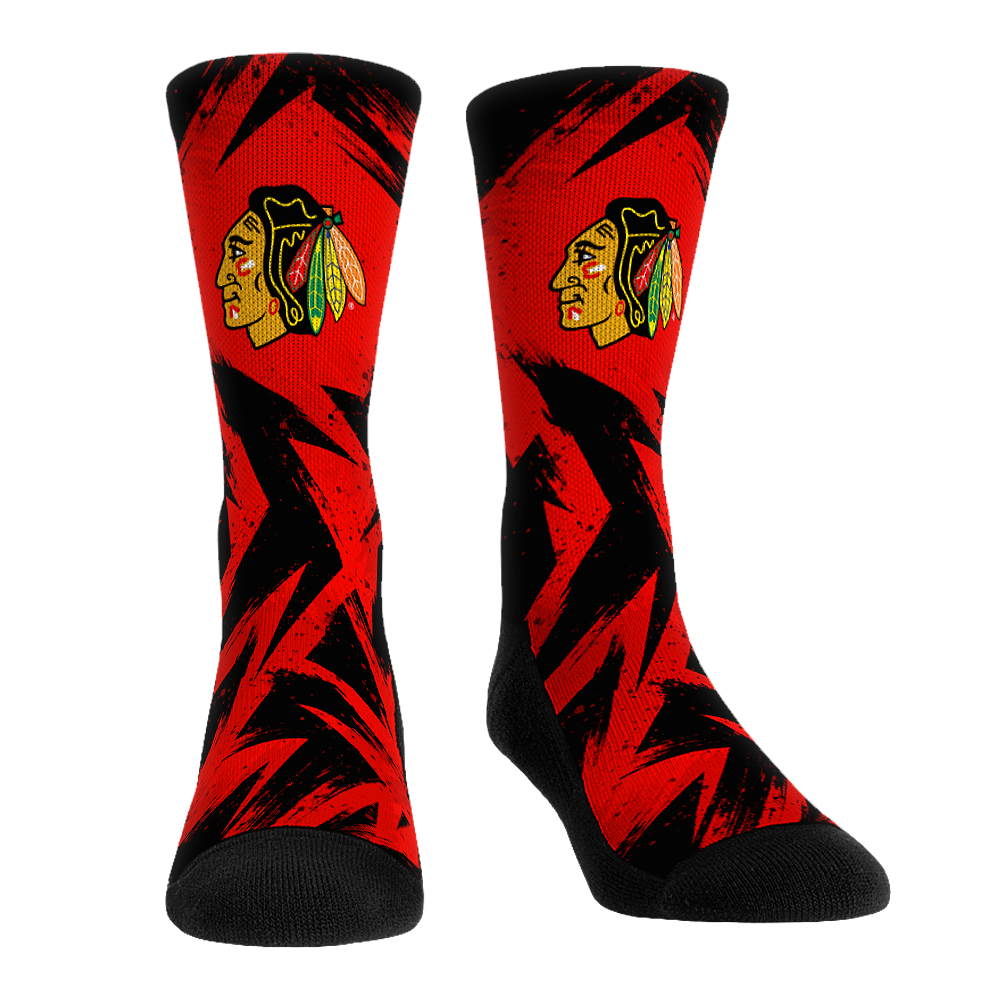 Chicago Blackhawks - Game Paint | Rock 'Em Socks