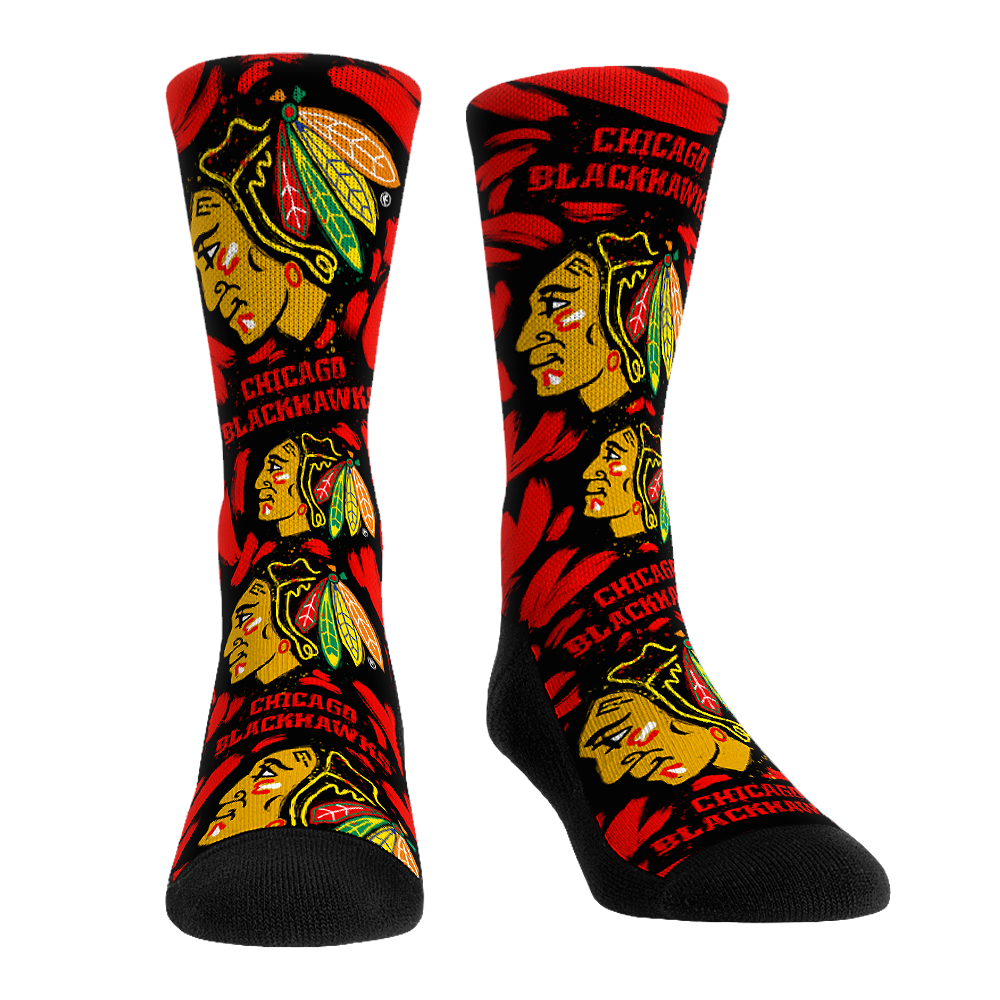 Chicago Blackhawks - Logo Paint | Rock 'Em Socks