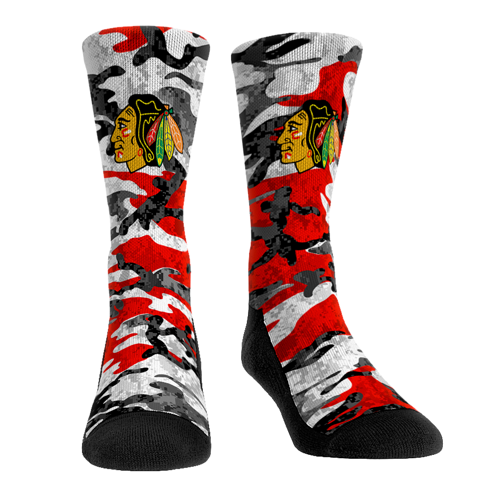 Chicago Blackhawks - What The Camo | Rock 'Em Socks