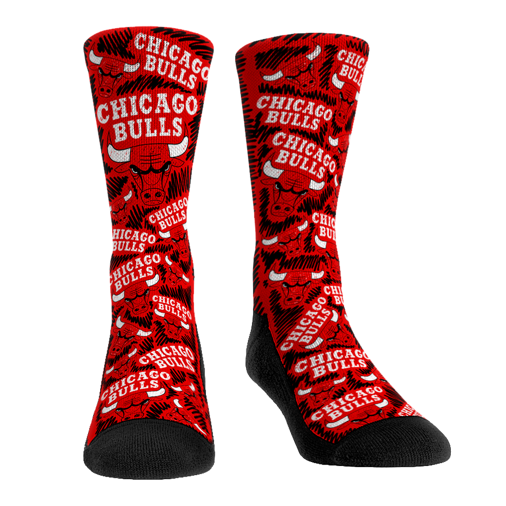 Chicago Bulls - Logo Sketch | Rock 'Em Socks