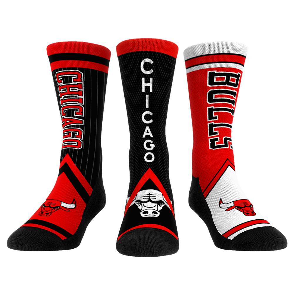 Chicago Bulls - Ultimate Jersey - 3-Pack | Rock 'Em Socks