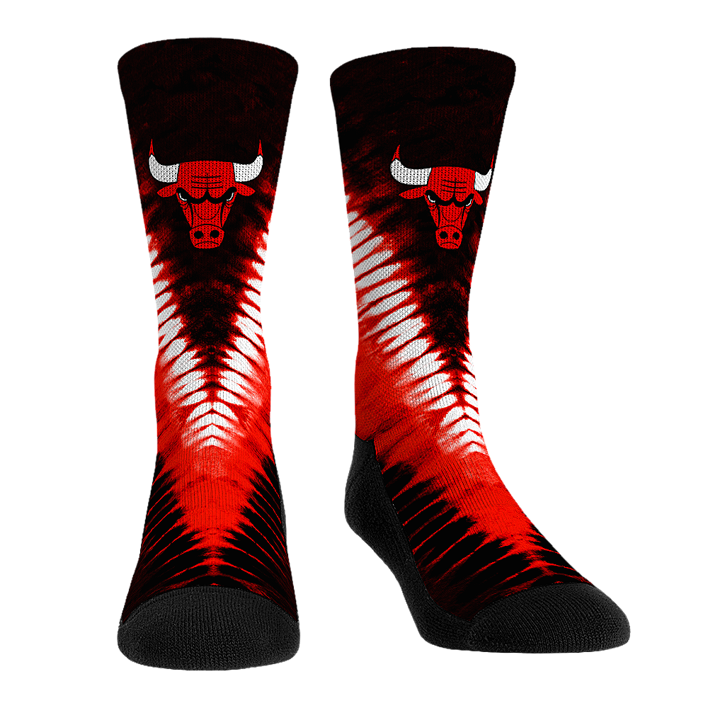 Chicago Bulls - V Shape Tie Dye | Rock 'Em Socks