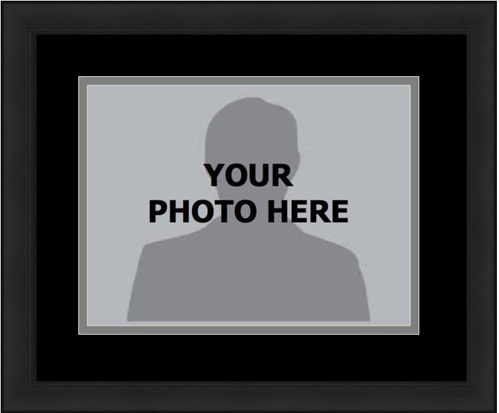 MLB Baseball Photo Picture Frame Kit - Chicago White Sox (Black Matting, Gray Trim) 1