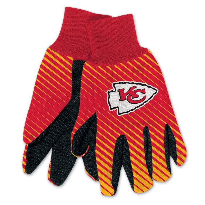 Kansas City Chiefs Adult Two-Tone Gloves 1