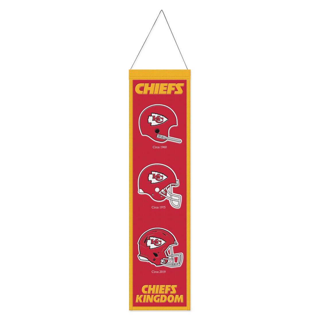 Kansas City Chiefs 8" x 32" Wool Banner 1