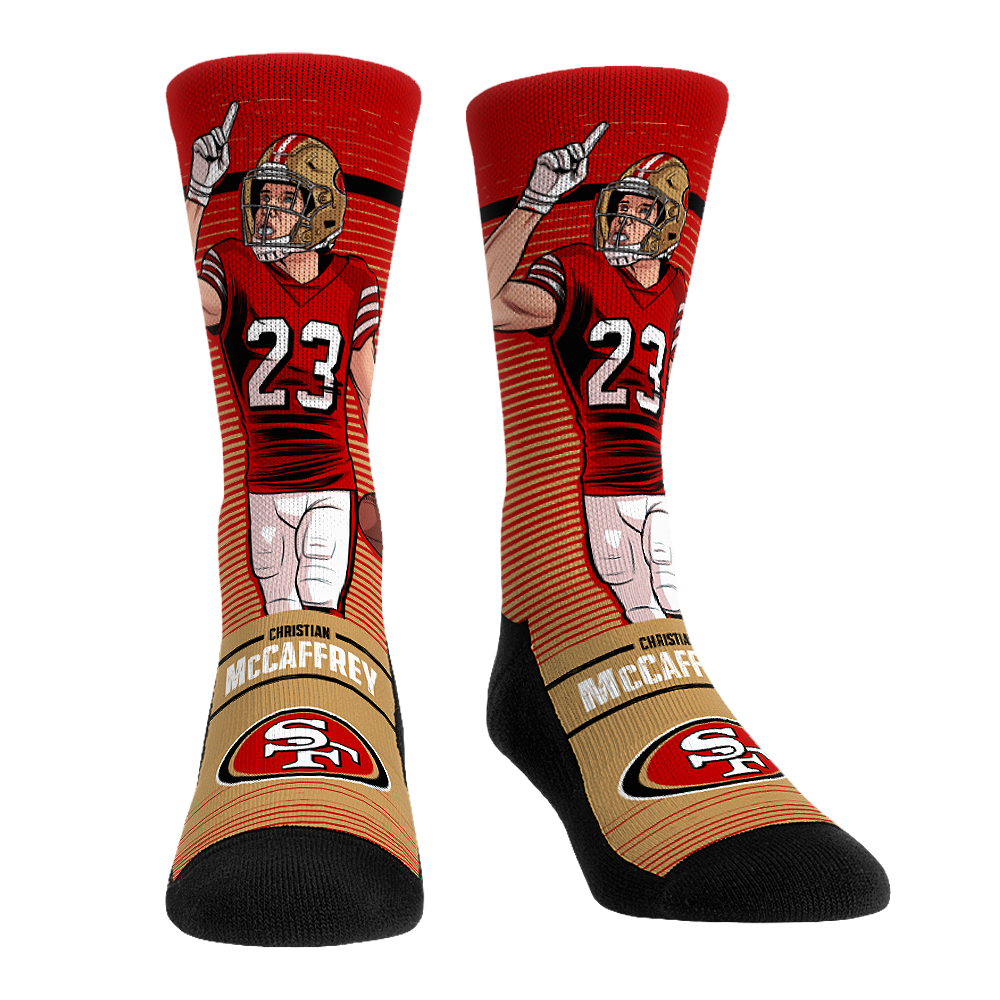 Christian McCaffrey - San Francisco 49ers  - Big Shot | Rock 'Em Socks 1