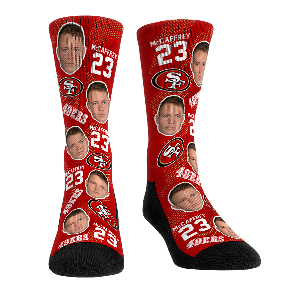 Christian McCaffrey - San Francisco 49ers - Football Guy | Rock 'Em Socks