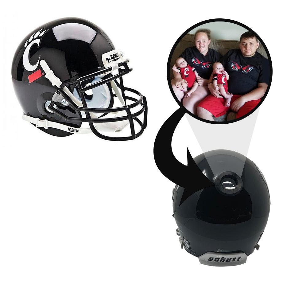Cincinnati Bearcats College Mini Helmet - Custom Photo Collectible 3