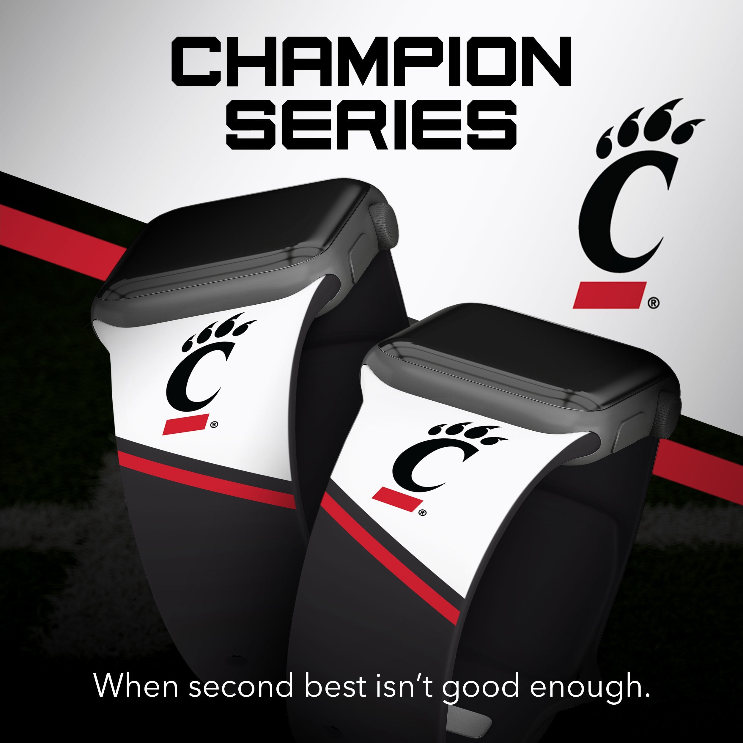 Cincinnati Bearcats HD Apple Watch Band 24