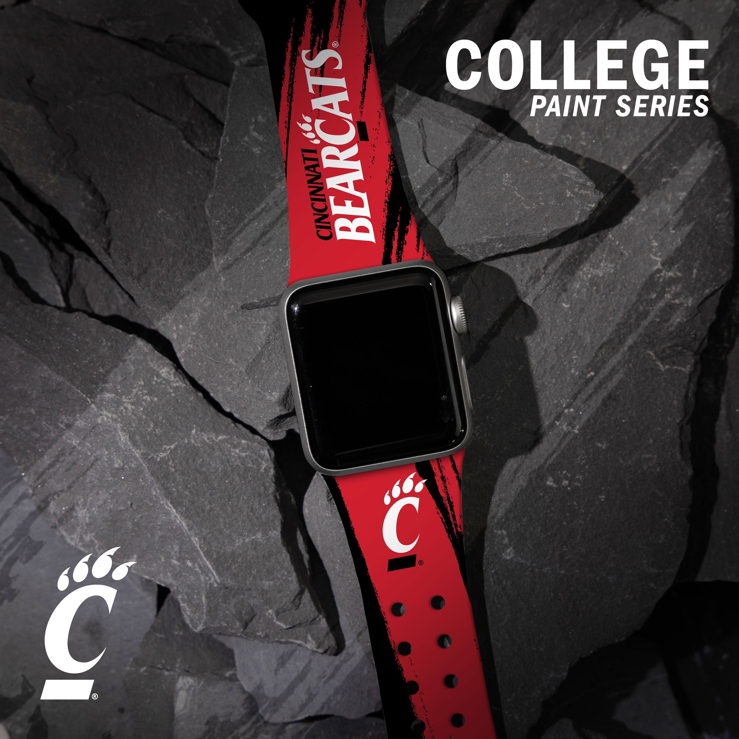 Cincinnati Bearcats HD Apple Watch Band 33