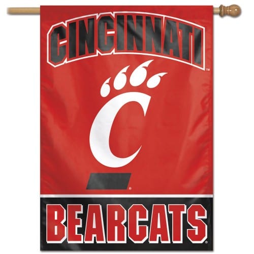Cincinnati Bearcats Flag Vertical House Banner 3