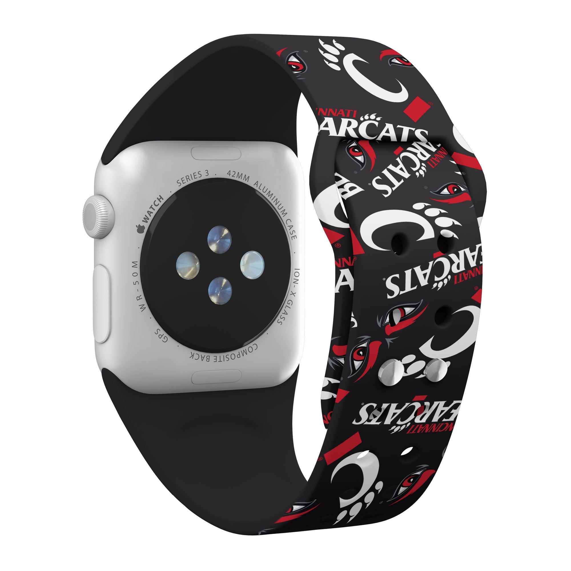 Cincinnati Bearcats HD Apple Watch Band 17