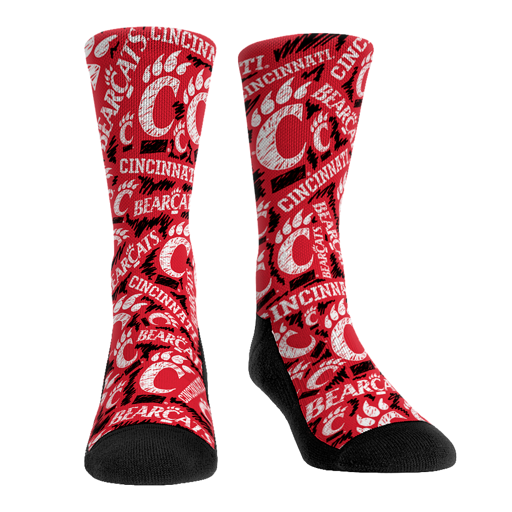 Cincinnati Bearcats - Logo Sketch | Rock 'Em Socks 2