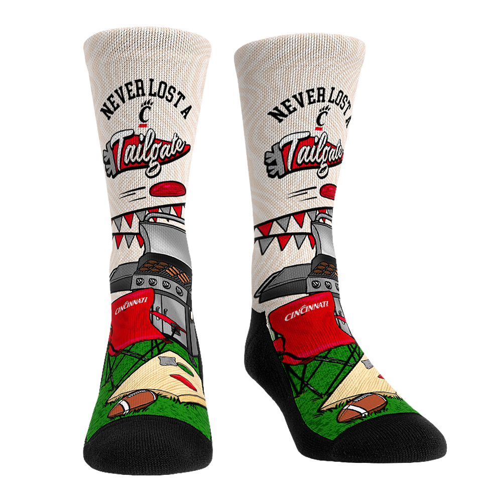 Cincinnati Bearcats - Never Lost a Tailgate | Rock 'Em Socks 1
