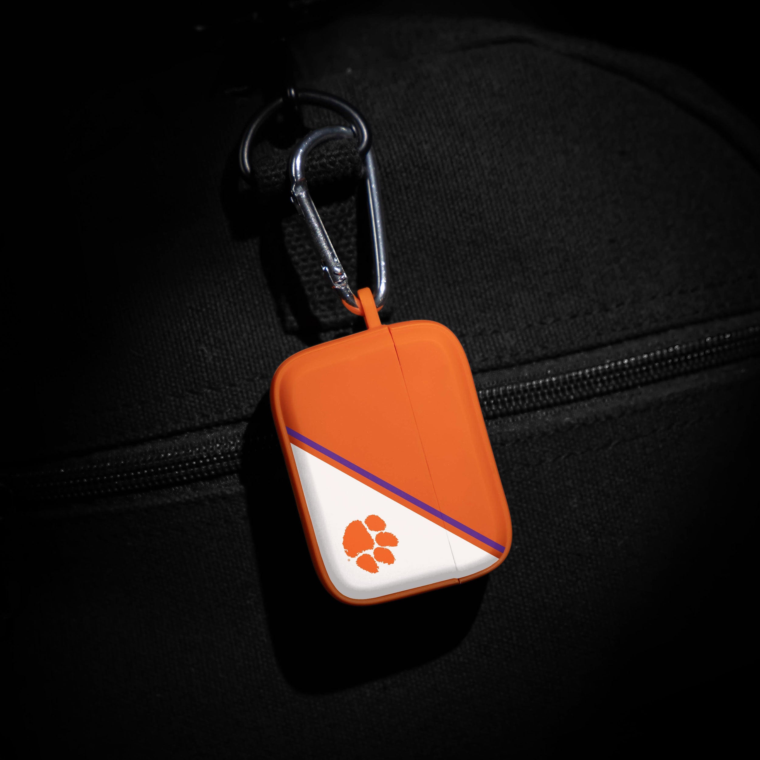Clemson Tigers HDX Champion Series Apple AirPods Pro 1 & 2 Case Cover | Affinity Bands 3