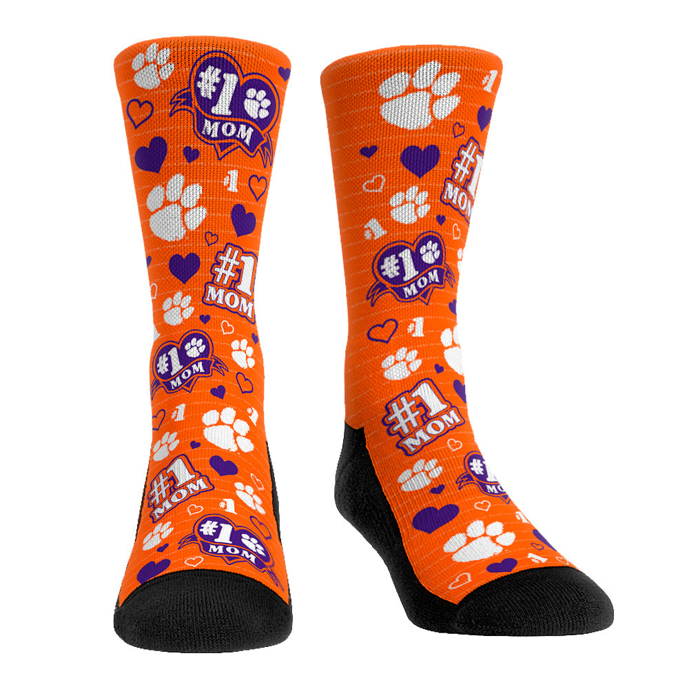 Clemson Tigers - #1 Mom | Rock 'Em Socks