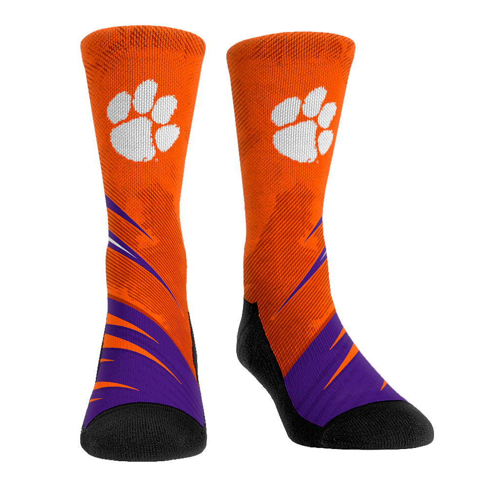 Clemson Tigers - Slash Slant | Rock 'Em Socks