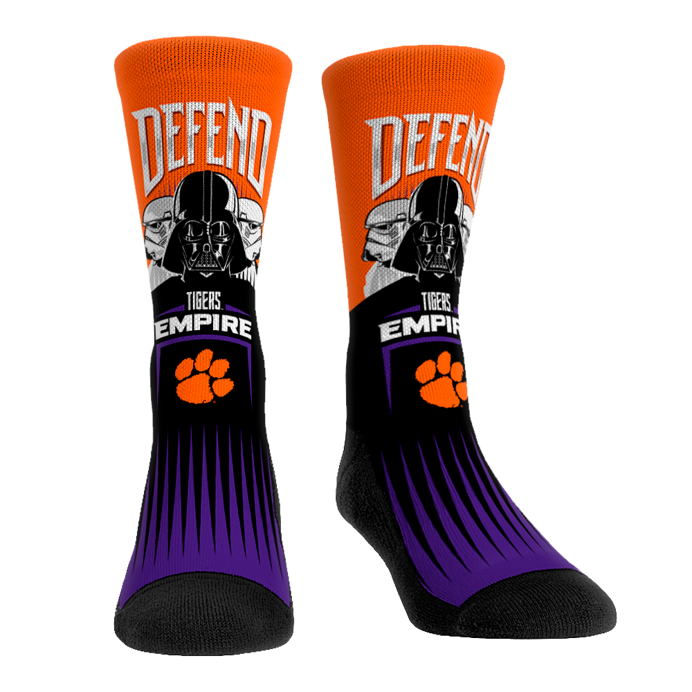 Clemson Tigers - Star Wars  - Defend The Empire | Rock 'Em Socks