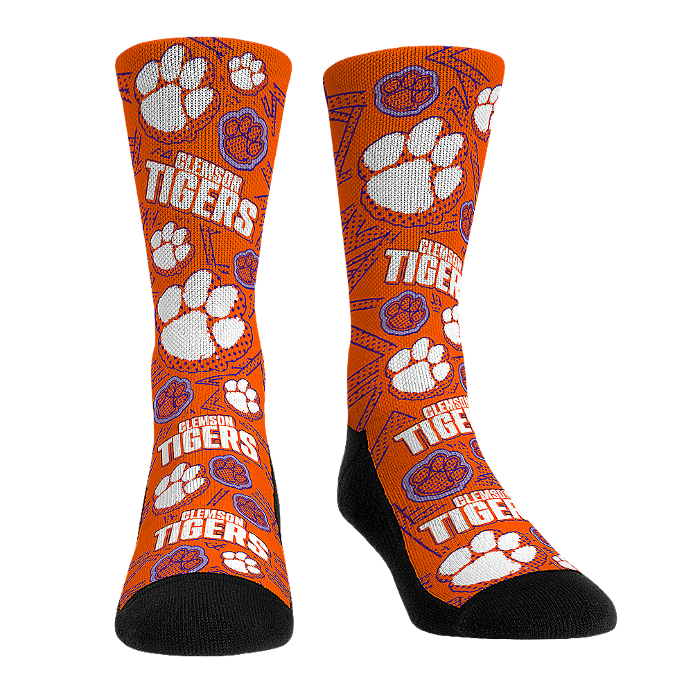Clemson Tigers - Microdot All-Over | Rock 'Em Socks