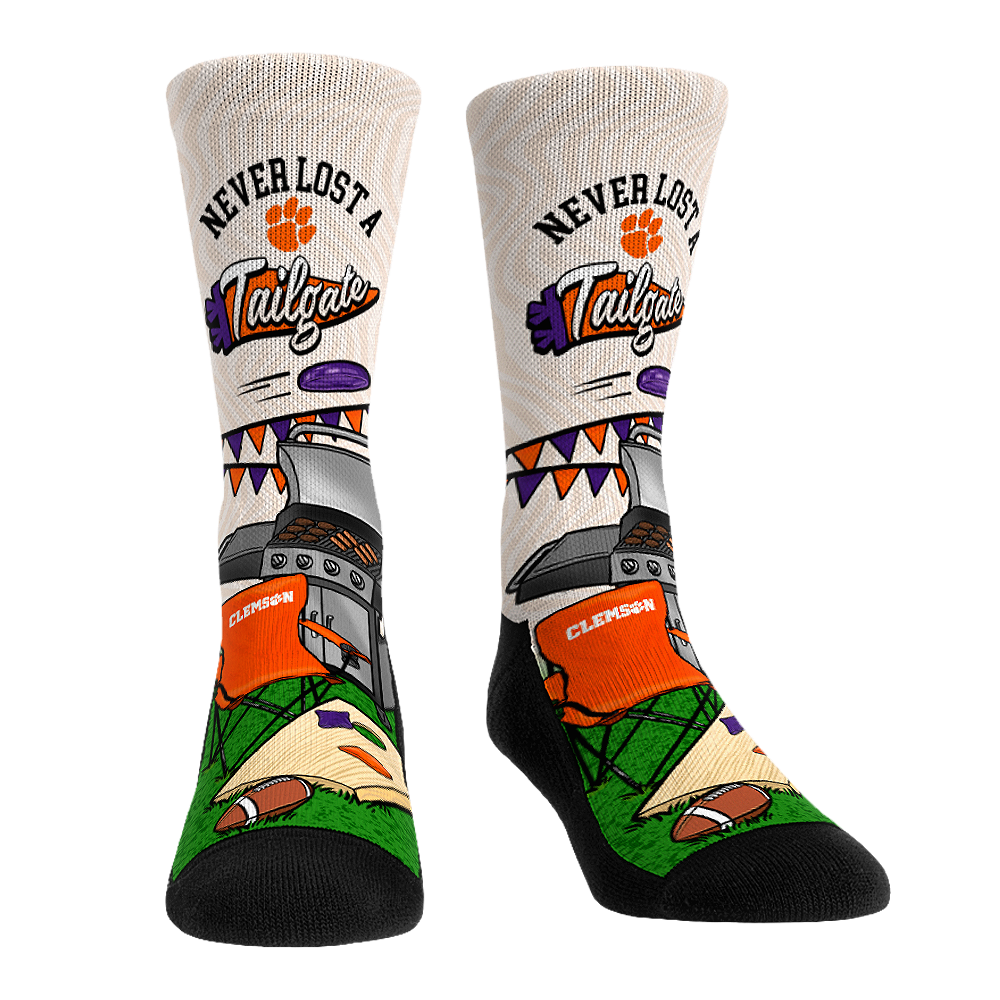 Clemson Tigers - Never Lost a Tailgate | Rock 'Em Socks