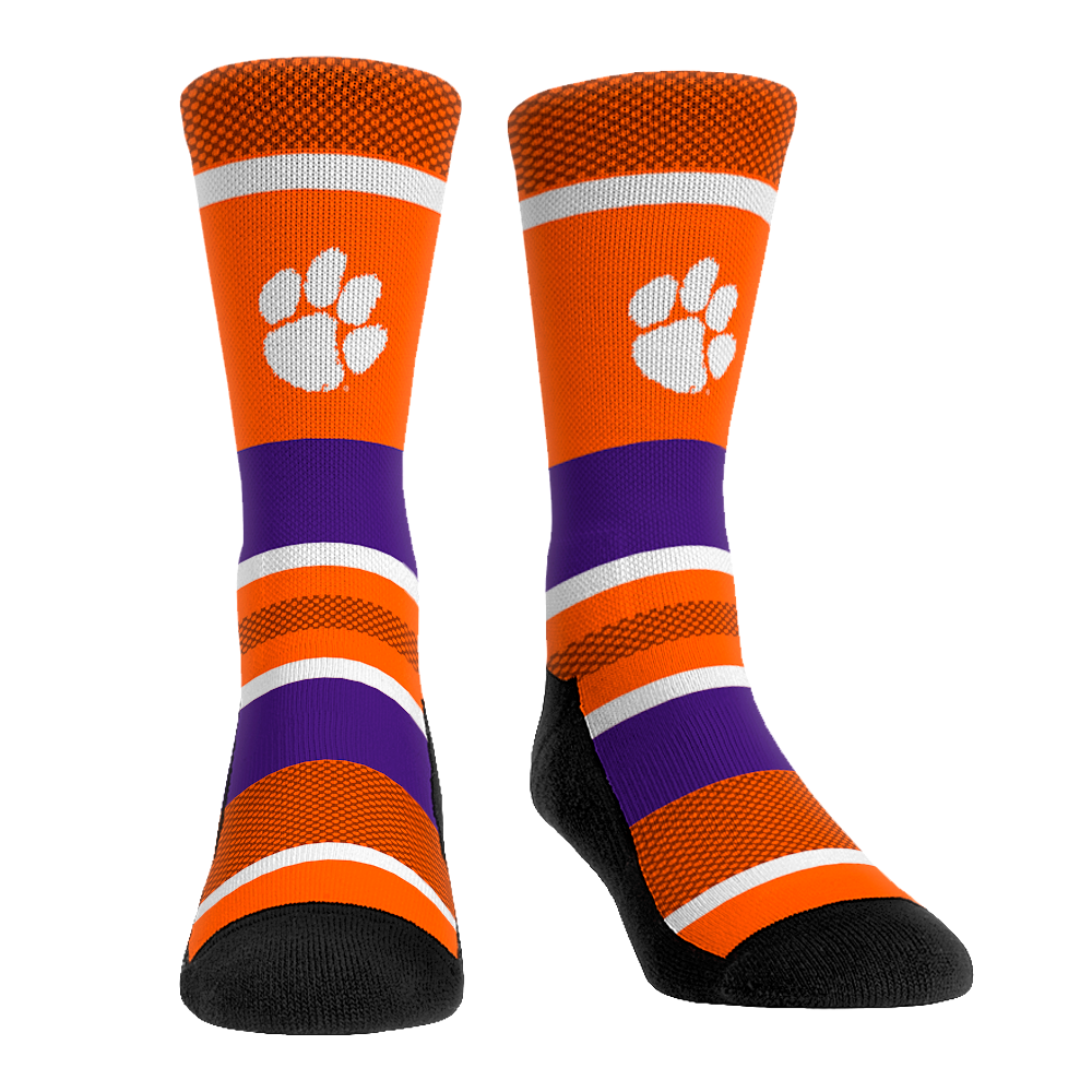 Clemson Tigers - Tech Stripe | Rock 'Em Socks