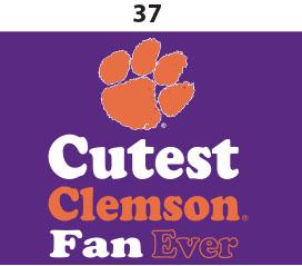 Clemson Infant Lap Shoulder Creeper Print | Two Feet Ahead