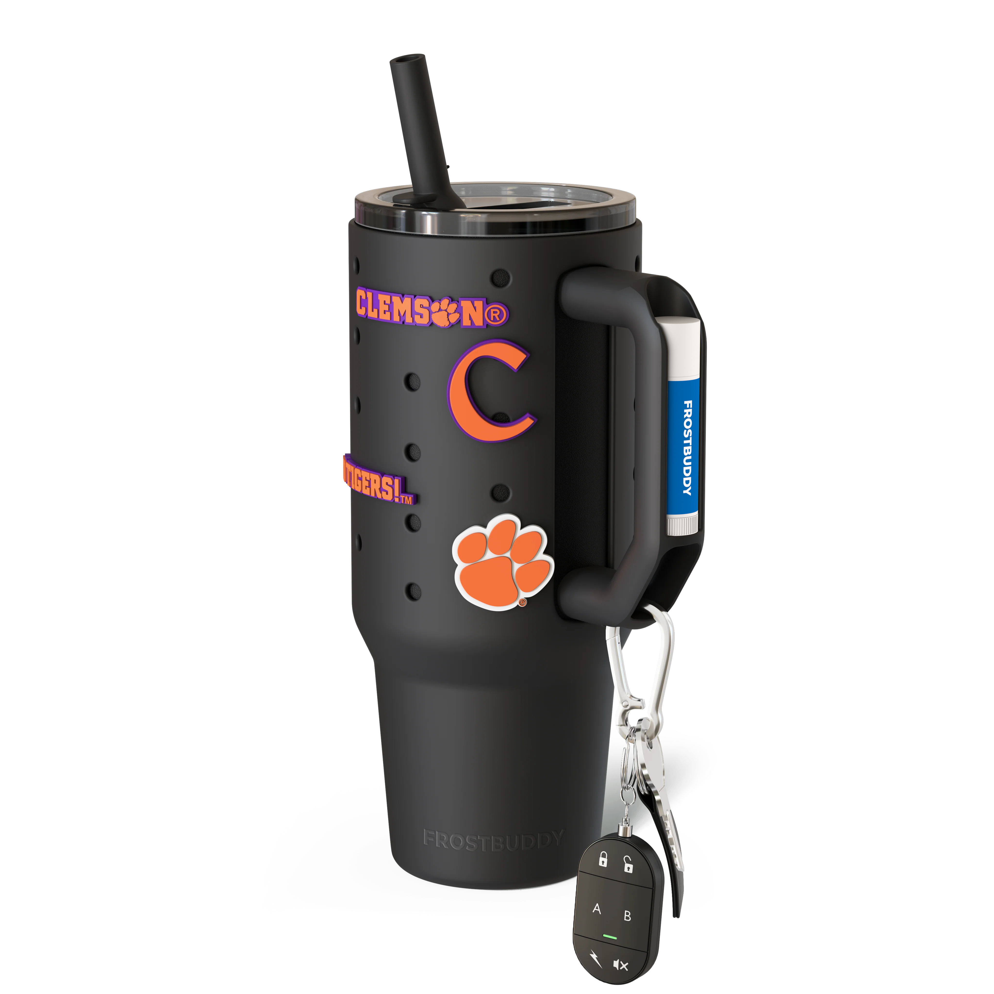 Thicc Buddy 40oz | Clemson Tigers | Skin + Budz Bundle | Frost Buddy