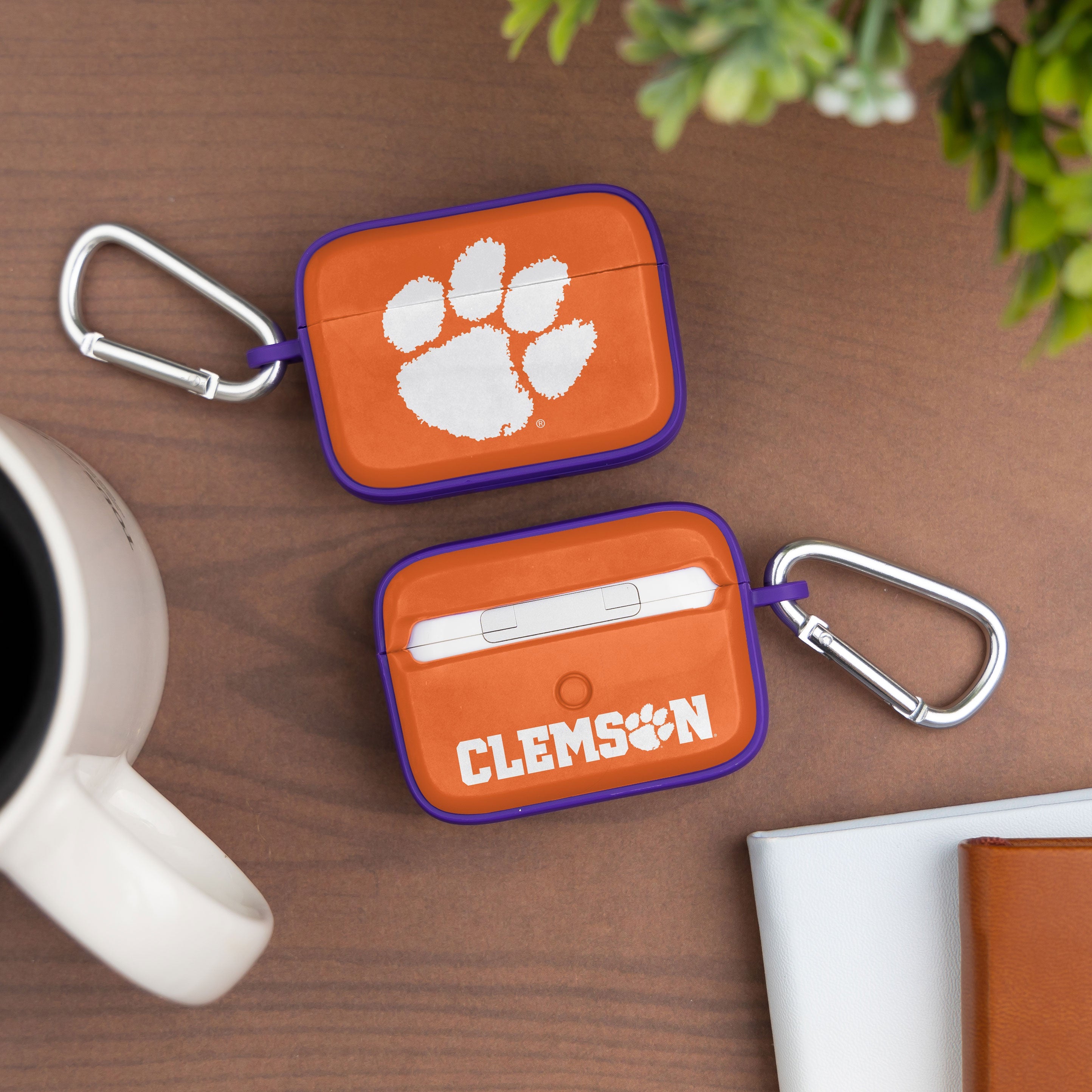 Clemson Tigers HDX Apple AirPods Pro 1 & 2 Case Cover 4